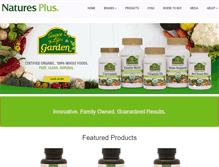 Tablet Screenshot of naturesplus.com